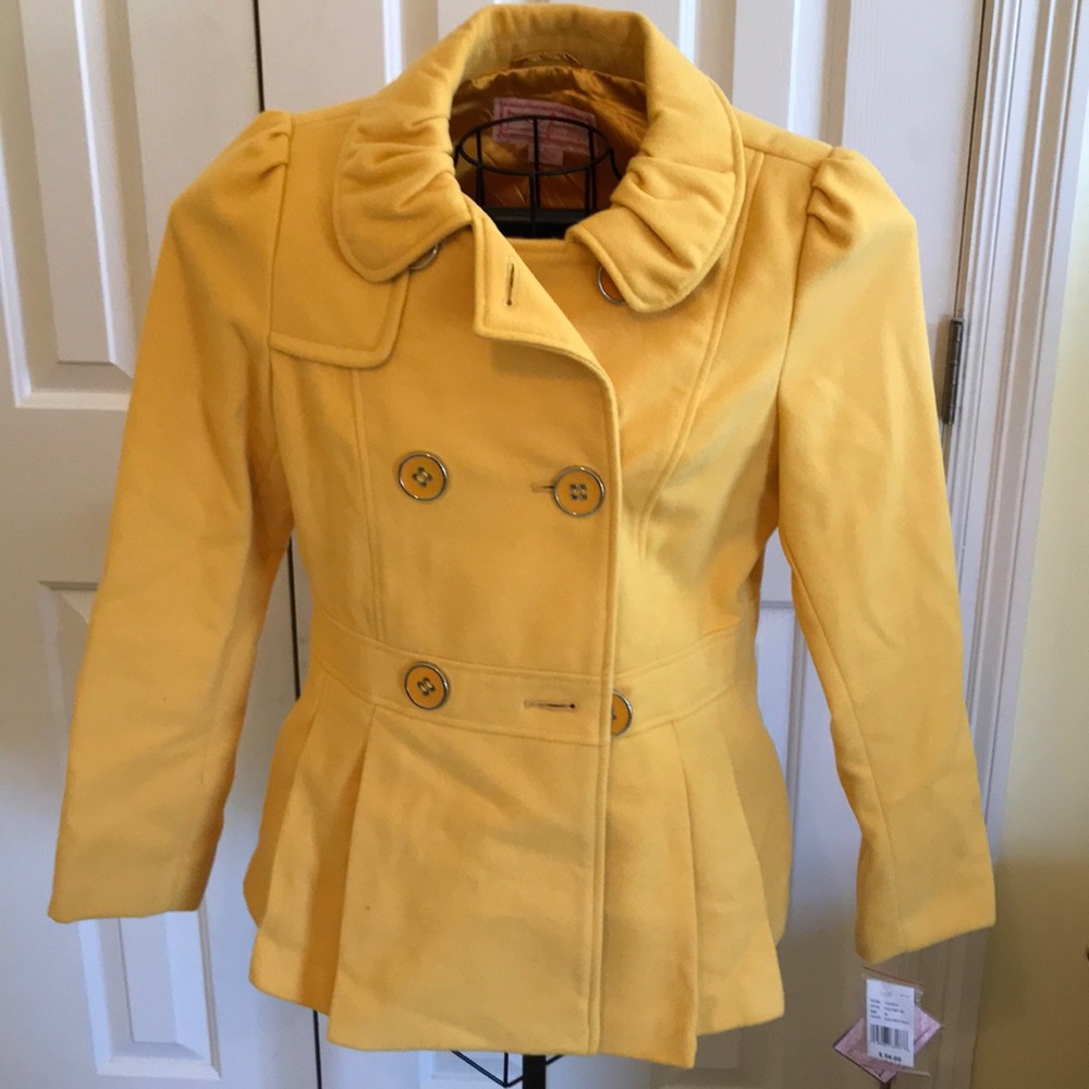NWT Pink Envelope Peacoat